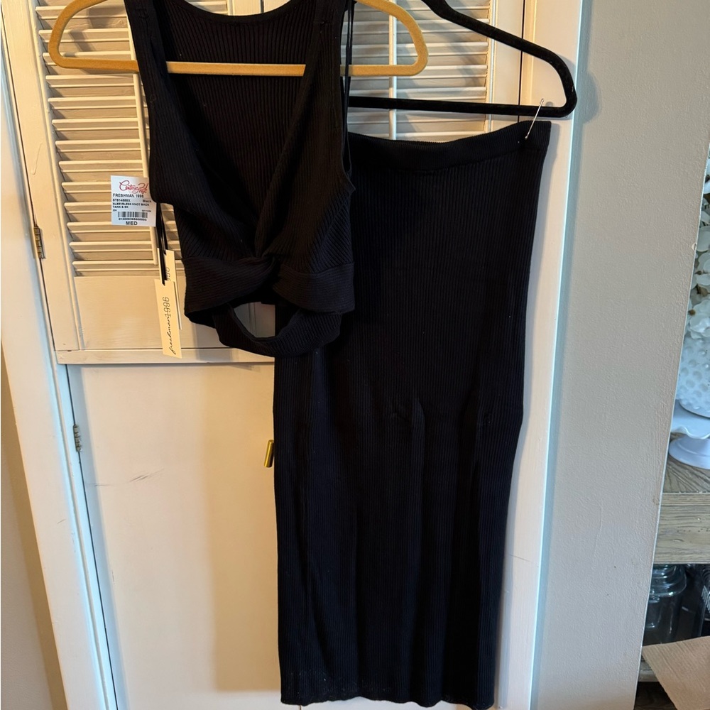 Freshman Black Ribbed Ensemble - Picture 3 of 4
